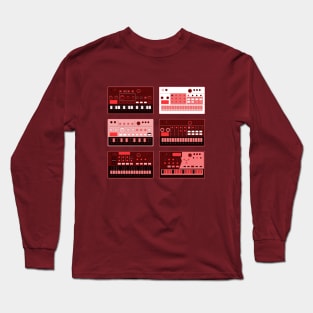 Electronic Musician Volca Synth, Drum Machine, Sampler Long Sleeve T-Shirt